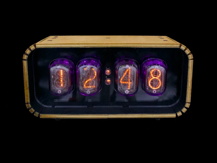 NIX4F Nixie Wall Clock